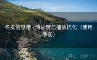 冬麦信息港 - 清晰度与播放优化（使用手册）