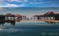 白鹭影吧 — 站点总览图（站点指南）