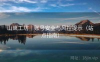 山岚工坊｜账号安全与风控提示（站点指南）