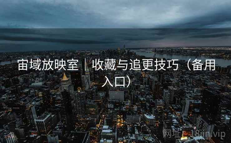 宙域放映室｜收藏与追更技巧（备用入口）