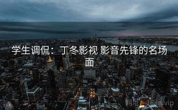 学生调侃：丁冬影视 影音先锋的名场面