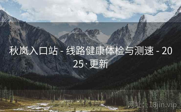 秋岚入口站 - 线路健康体检与测速 - 2025·更新